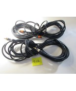 2 Stereo RCA Audio Cable Black Male to Male 24 Feet Gold   S12 - $5.89
