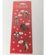 Stickety Doo Da Christmas Stickers Dog Cat Puppy Humor Holiday Decoratio... - £2.34 GBP