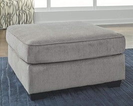 Signature Design by Ashley Altari Modern Square Oversized Ottoman, Light Gray - $252.99