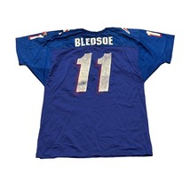 Vintage 1990&#39;s New England Patriots Drew Bledsoe #11 Wilson NFL Jersey M... - $29.99