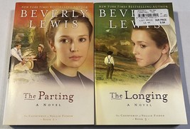 Courtship of Nellie Fisher by Beverly Lewis Parting &amp; Longing Pt 1 &amp; 3 Lot of 2 - £6.24 GBP