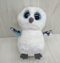 Ty Beanie Boos small plush Spells The Snowy owl blue solid-colored eyes - £7.35 GBP