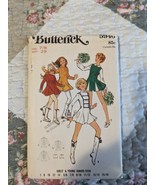 VTG 70s BUTTERICK 5940 Junior Teen Majorette &amp; Cheer COSTUME PATTERN 7/8... - $3.95