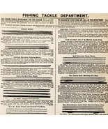 1900 Fishing Rods Tackle Dept Advertisement Victorian Sears Roebuck 5.25... - $27.34 CAD