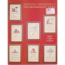 Vintage Cross Stitch Patterns, Dennis Originals Professionals Book 2, Graduation - £6.15 GBP