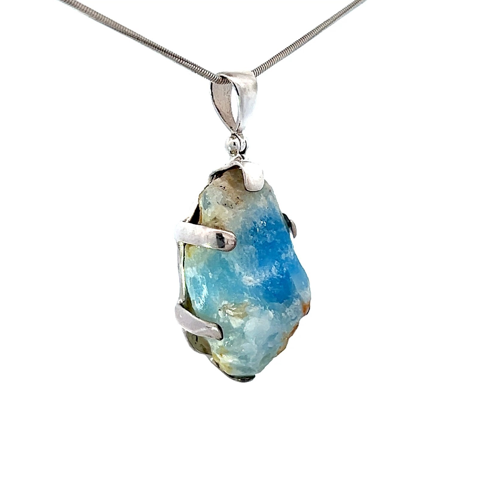 Starborn Fluorescent Hackmanite Pendant Necklace (22") Blue Item image 2