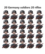 WW2 Military Soldier Building Blocks Action Figure Bricks Kids Toy 20Pcs... - £19.17 GBP