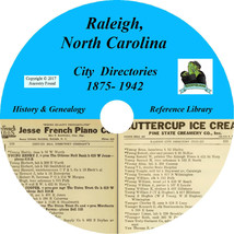 Raleigh North Carolina City Directory - History &amp; Genealogy - 22 Books Cd Dvd - £5.42 GBP