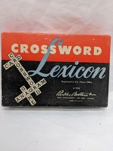 Vintage 1952 Parker Brothers Crossword Lexicon Blue Deck Card Game - $22.28