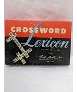 Vintage 1952 Parker Brothers Crossword Lexicon Blue Deck Card Game - $417.08 MXN