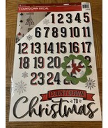 Glitter Christmas Countdown Decal - £9.98 GBP