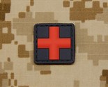3D PVC Medic First Aid EMT PJ EMS Paramedic Combat Medic Patch 1&quot;x1&quot; Squ... - $7.25