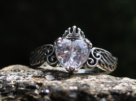 Haunted 777,000 Angels Ring Sterling silver wings Positive powers  - $62.22