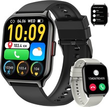 Smart Watch for Men Women Compatible with iPhone Samsung Android Phone 2.01&quot; KL - £36.96 GBP