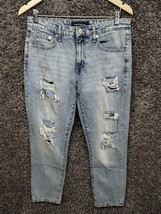 Aeropostale Jeans Women 6 Regular Boyfriend Fit Distressed Ladies Denim ... - $11.41