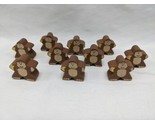 Lot Of (10) Monkey Holding A Banana Board Game Meeples 3/4&quot; - £28.03 GBP