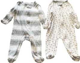 Baby Clothes Lot 0-3 Months Burt’s Bees Janie Jack Cat Jack Bundle image 10