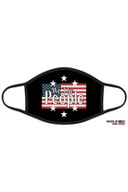 New Black We The People Graphic Printed Face Mask - $7.57