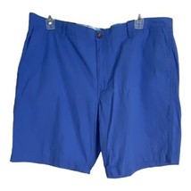 Chaps Mens Shorts Size 42 Blue Chino Pockets Casual Walking 9.5&quot; Inseam - $24.09