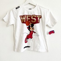 NWT 2011 West Coast NBA Disney Mickey Mouse 24 UNK Basketball T-Shirt Boys 7 - $16.99