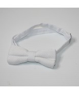 Adjustable Boys&#39; or Young Men&#39;s Pre-tied White Pique Bow Tie - $5.99