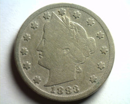 1883 With Cents Liberty Nickel Very Good Vg Nice Original Coin From Bobs Coins - £24.85 GBP