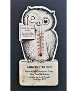 vintage ANNCHESTER INN lancaster pa THERMOMETER ad Dutch Dolly HUNSBERGER - £37.16 GBP