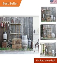 Water-Resistant Polyester Shower Curtain, 69&quot;x70&quot;, Vintage Farmhouse Style - $532.24 MXN