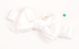 Alexis Mabille Mens Bow Tie Dandy Cotton Silk White Made In France - £53.04 GBP