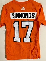 adidas  NHL T-Shirt Philadelphia Flyers Wayne Simmonds Orange sz L - £4.59 GBP