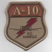 4&quot; USAF AIR FORCE 303FS KC HAWGS CREST DESERT EMBROIDERED JACKET PATCH - £27.52 GBP