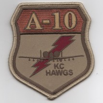 4&quot; USAF AIR FORCE 303FS KC HAWGS CREST DESERT EMBROIDERED JACKET PATCH - £27.37 GBP