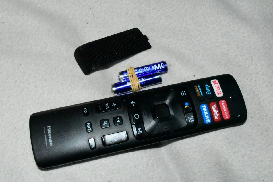 Hisense OEM Remote with Hotkeys  (W9HBRCB0006) GENUINE tested w batteries - $16.20