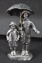 Michael Ricker 1994 Pewter Figure &quot;IN THE RAIN&quot; # 538/1000 - £13.23 GBP