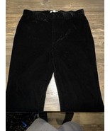 Steve Madden Velvet Size Medium Black Flared High Rise Pants. NWOT. 16 - $32.66