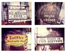 New Orleans Street Signs Photography Prints - Set Of 4 - Unframed (4 5X7 Prints - £32.14 GBP