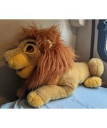 Vintage Disney Lion King Simba Mufasa Plush Full Body Puppet Large 30&quot; - $21.48