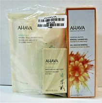 AHAVA DeadSea Water Mineral Shower Gel Mandarin &amp; Cedarwood, Bath Salt &amp;... - £27.17 GBP