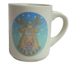 Dennys Diner Rudolph Reindeer Heat Activated Color Changing Christmas Coffee Mug - £11.54 GBP