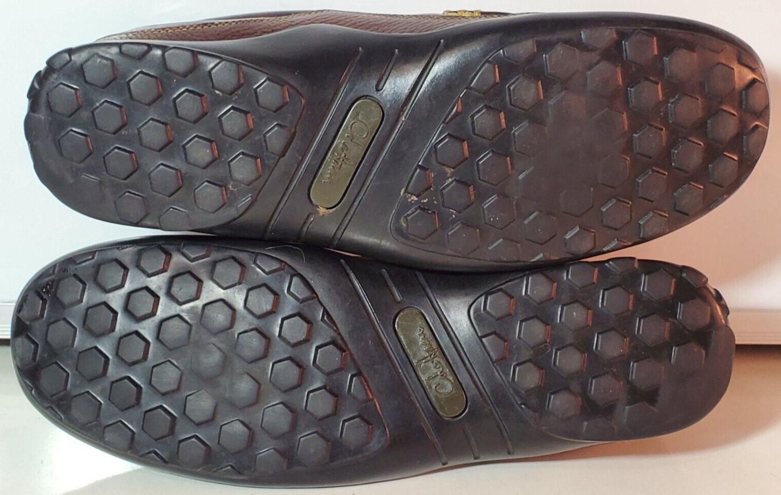 Cole Haan Mens driving Loafers Shoes‎ Size 10 M Brown Leather CO4059 Slip On Mens Cole Haan Driving Shoes In Tan | Soletrader main image 3
