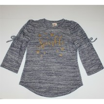 Jenna &amp; Jessie Girl&#39;s Gray Sparkle Bell Sleeve Sweater size 12 - £10.41 GBP