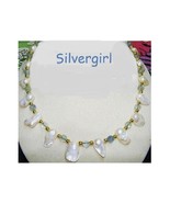 Shimmering White Freshwater Pearl in the Wonk... - $32.99