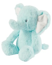 NWT Carters Plush Toy Stuffed Animal Green Baby Elephant 10" Jungle Safari Wild - $20.89
