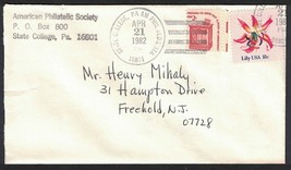 US Cover - APS, State College, Pennsylvania to Freehold, New Jersey V2 - £2.36 GBP