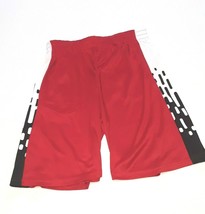 Mens Large Athletic Shorts Elastic Drawstring Waist Red white Galaxy by Harvic   - £18.00 GBP