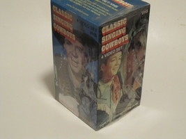 Classic Singing Cowboys - Box Set of 4 VHS Tapes - NEW/SEALED - £7.98 GBP