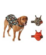 Free Country Premium Down Fill Dog Coat Size M Reversible Jacket, Olive ... - $457.68 MXN