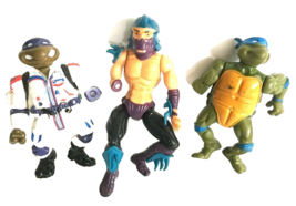 Vintage TMNT Figure Lot 1988 1993 Mirage Studios Playmates AS IS For Parts Toys - $15.72