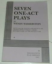 Seven One Act Plays Wendy Wasserstein  Dramatists Play Service Paperback Book - $14.99