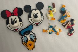 Lot of vintage Disney Mickey Mouse Minnie Donald Duck magnets - $14.01